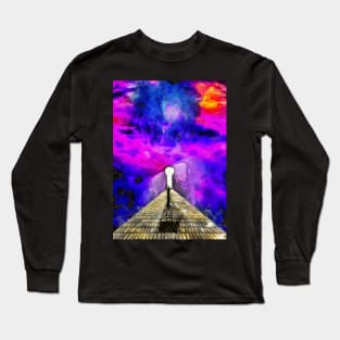 Keyhole in space Long Sleeve T-Shirt